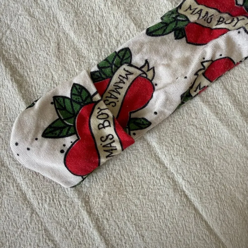 Bums & Roses Mama’s Boy Bamboo Sleeper 0-3M